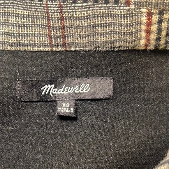Madewell Plaid Shacket. Size XS - Picture 2 of 9